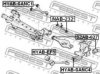 FEBEST SZAB-027 Control Arm-/Trailing Arm Bush